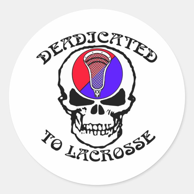 Lacrosse Parody Deadicated Sticker (Vorderseite)