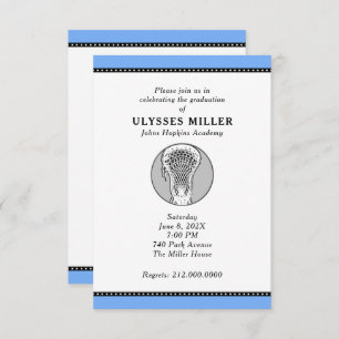 Lacrosse-Party Einladung