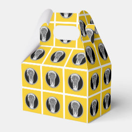 Lacrosse Party Gelb Geschenkschachtel