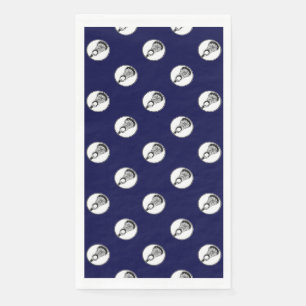 Lacrosse Party Navy Blue Serviette