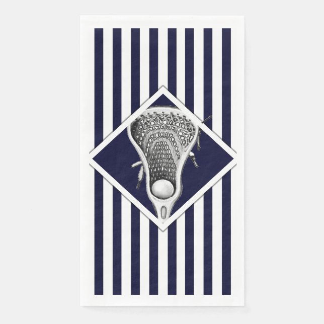 Lacrosse Party Serviette (Vorderseite)