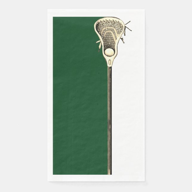 Lacrosse-Party Serviette (Vorderseite)