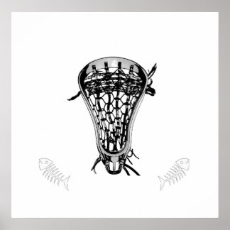 Lacrosse Pass Fisch Poster