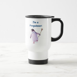 Lacrosse-Pinguin Reisebecher