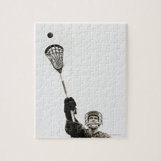 Lacrosse Player 3 Puzzle (Vertikal)