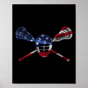Lacrosse Player and Coach Relax Bro Lax Lover Poster