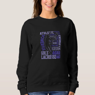 Lacrosse Player Beschreibung Ideal für Lax Women Z Sweatshirt