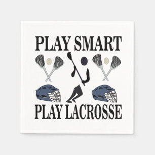 Lacrosse Player Coach Team Party Serviette