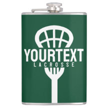 Lacrosse Player CUSTOM TEXT Team Mesh Sport Stick
