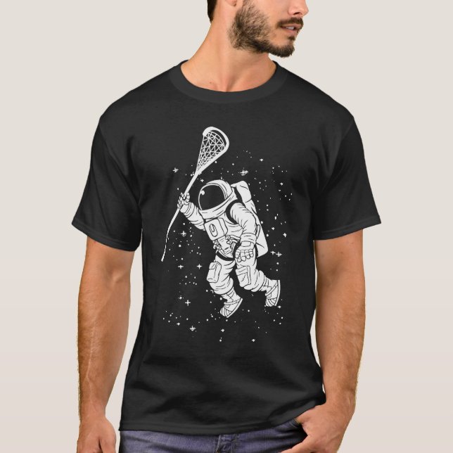 Lacrosse Player For Team College Lacrosse T-Shirt (Vorderseite)