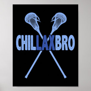 Lacrosse Player Funny Liebe Lax Bro Men Boys Kinde Poster