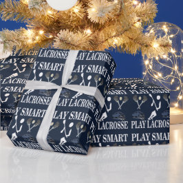 Lacrosse Player Geburtstag Geschenkpapier