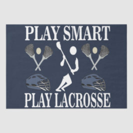 Lacrosse Player Geburtstag Seidenpapier