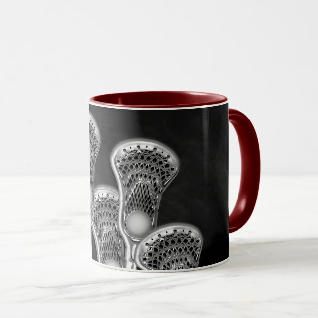 Lacrosse Player-Geschenk Tasse (VorderseiteRechts)