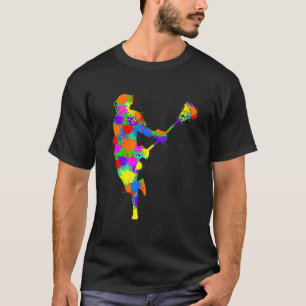 Lacrosse Player Kids Boys Jugend T-Shirt