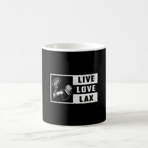 Lacrosse Player Sport Live Liebe Lax Funny Gift Kaffeetasse