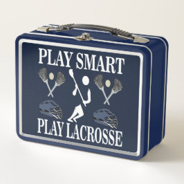 Lacrosse Player Sports Metall Brotdose