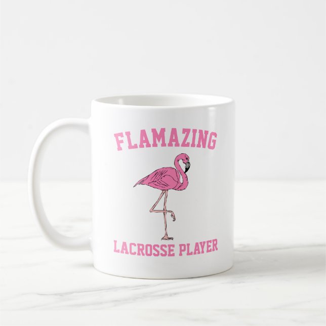 Lacrosse Player-Tasse Kaffeetasse (Links)