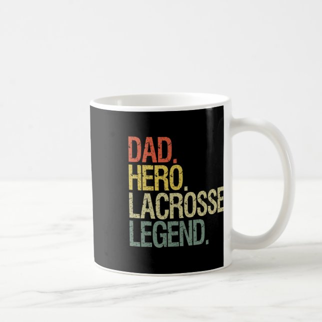 Lacrosse Player Vater Kaffeetasse (Rechts)