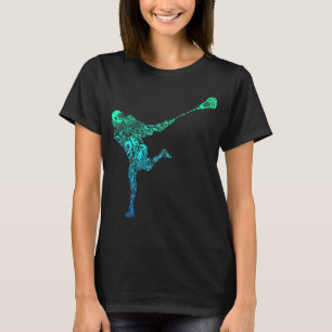 Lacrosse Player Youth Men Kids Boys T-Shirt