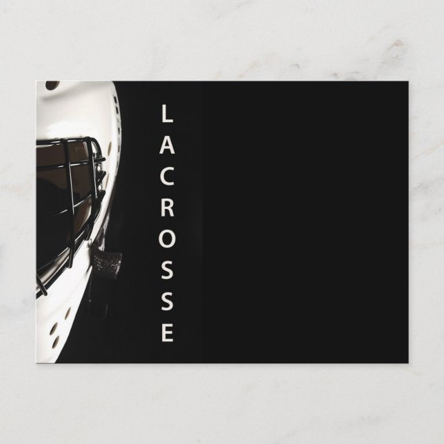 Lacrosse Postkarte (Vorderseite)