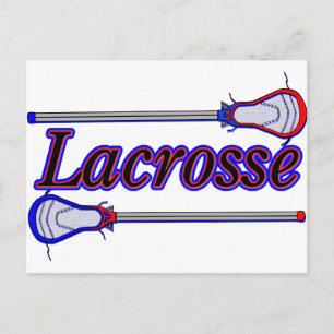 Lacrosse Postkarte