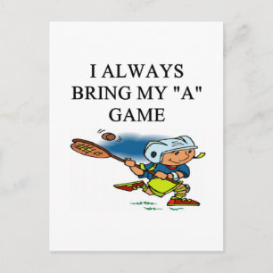 Lacrosse Postkarte