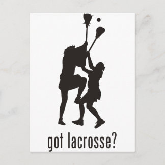 Lacrosse Postkarte
