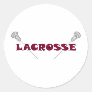 Lacrosse Runder Aufkleber