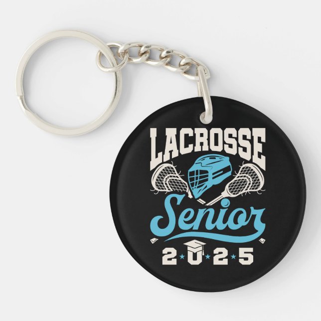 Lacrosse Senior Class of 2025 Abschluss Schlüsselanhänger (Vorderseite)