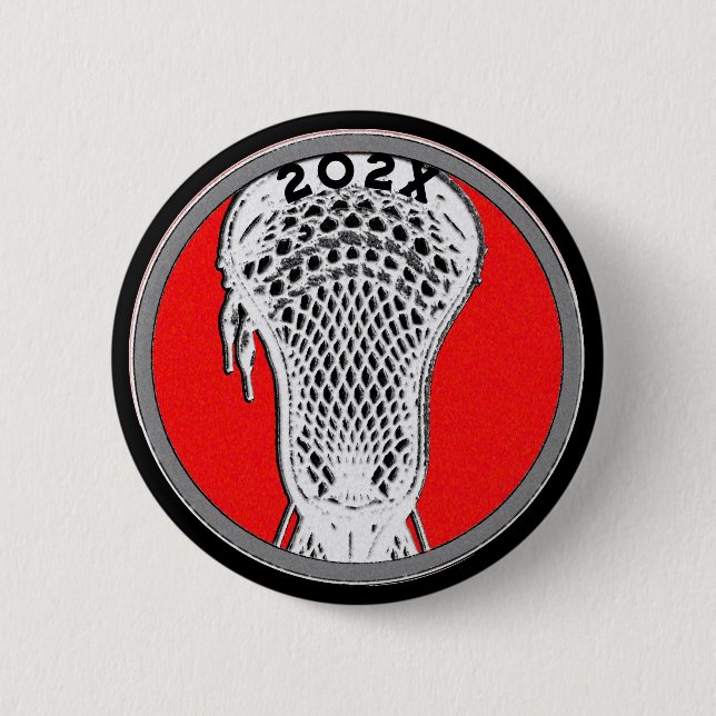 Lacrosse Senior Night Button (Vorderseite)