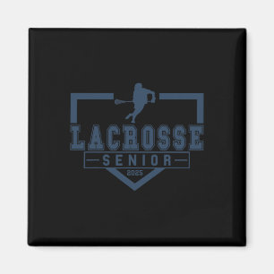 Lacrosse Senior Night Lacrosse Senior 2025 Graduat Magnet