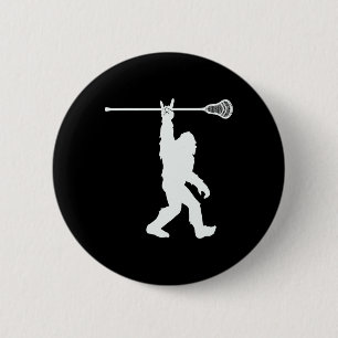 Lacrosse-Shirt Vintag Lax Bigfoot Sasquatch Jugend Button