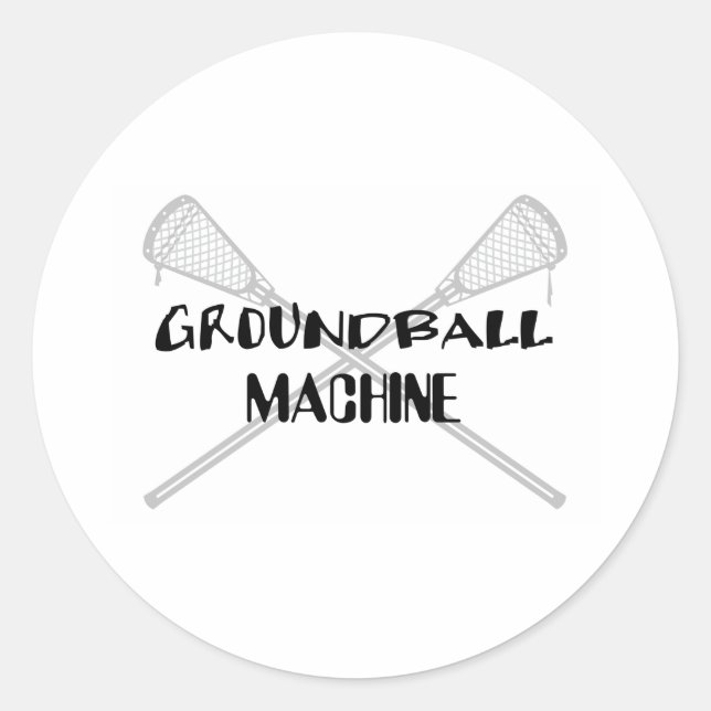 Lacrosse Smack LAX Groundball Sticker (Vorderseite)