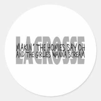 Lacrosse Spaß Homies Sticker