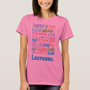 Lacrosse-Spieler-Geschenk für Frauen-T - Shirt