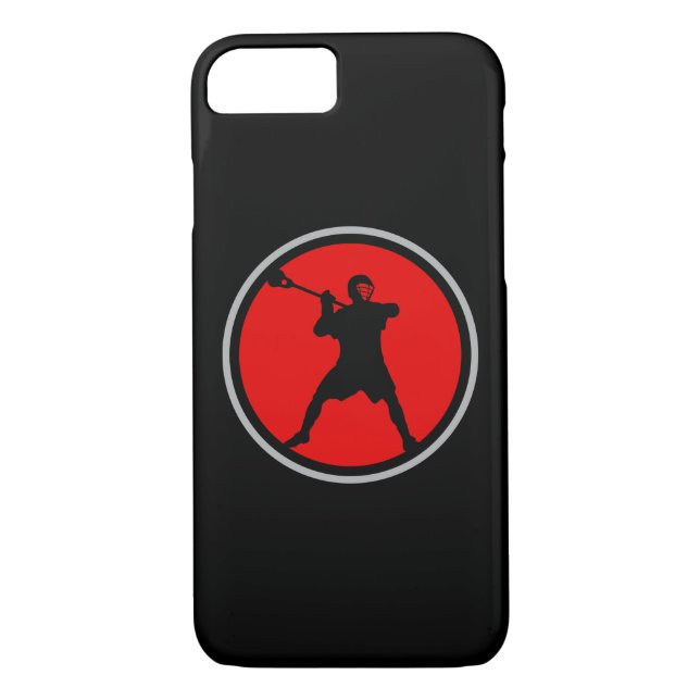 Lacrosse-Spieler iPhone 7 Fall Case-Mate iPhone Hülle (Rückseite)