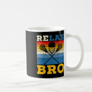 Lacrosse SpielerLax Stick Sport Team Retro Kaffeetasse