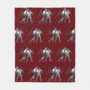 Lacrosse-Sport-Flanelldecke Fleecedecke