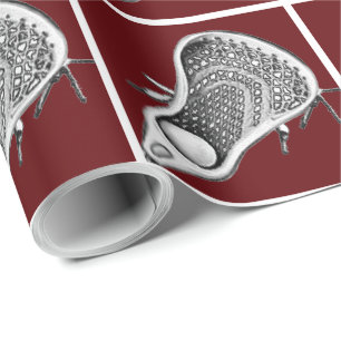 Lacrosse-Sport Marine-Wrapierpapier Geschenkpapier