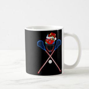 Lacrosse Sports Lover Xmas Weihnachtsmannmütze Lac Kaffeetasse