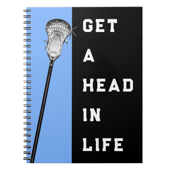 Lacrosse Sports Notizblock (Vorderseite)