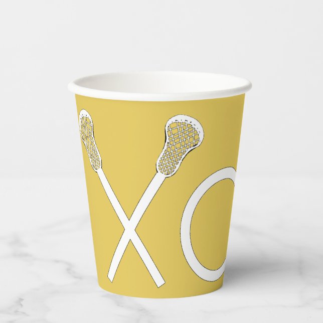 Lacrosse Sports Pappbecher (Vorderseite)