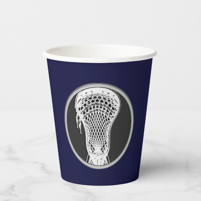 Lacrosse Sports Pappbecher (Vorderseite)