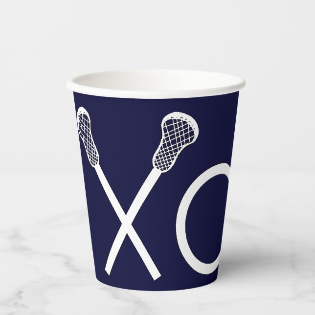 Lacrosse Sports Pappbecher (Vorderseite)
