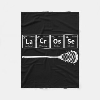 Lacrosse Sports Periodic Table of Elements LAX PLA Fleecedecke