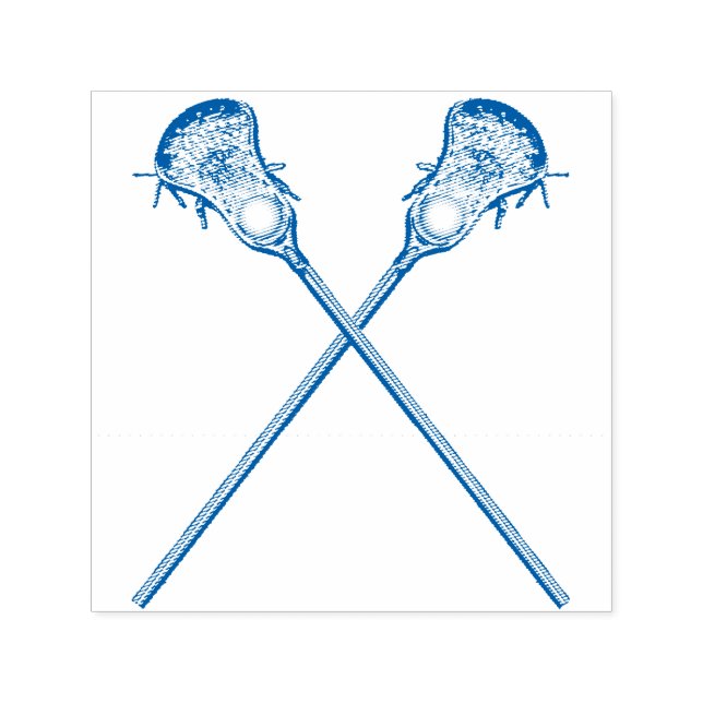 Lacrosse Sports Permastempel (Design)