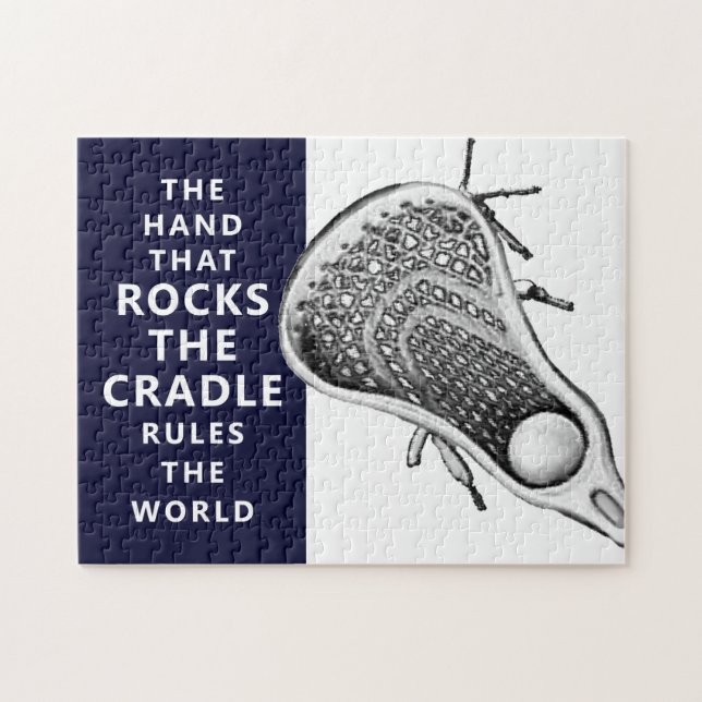 Lacrosse Sports Puzzle (Horizontal)