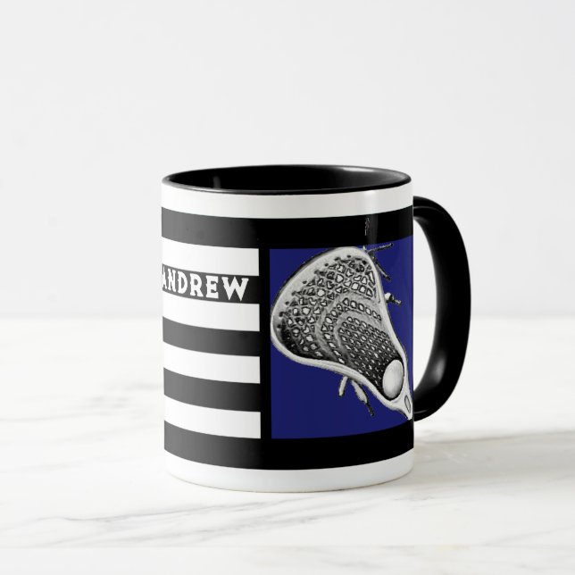 Lacrosse Sports Tasse (VorderseiteRechts)