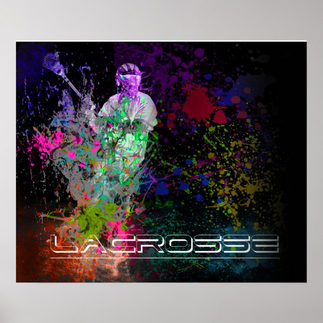 Lacrosse Spritzer Spread Poster (Vorne)